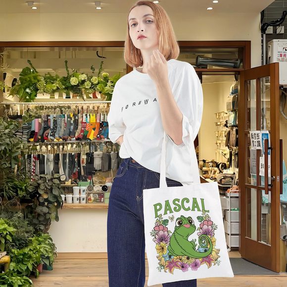 Chameleon Pascal Tote Bag - Pascal Fans Gift Shoulder Bag Merchandise :> - Picture 7 of 7